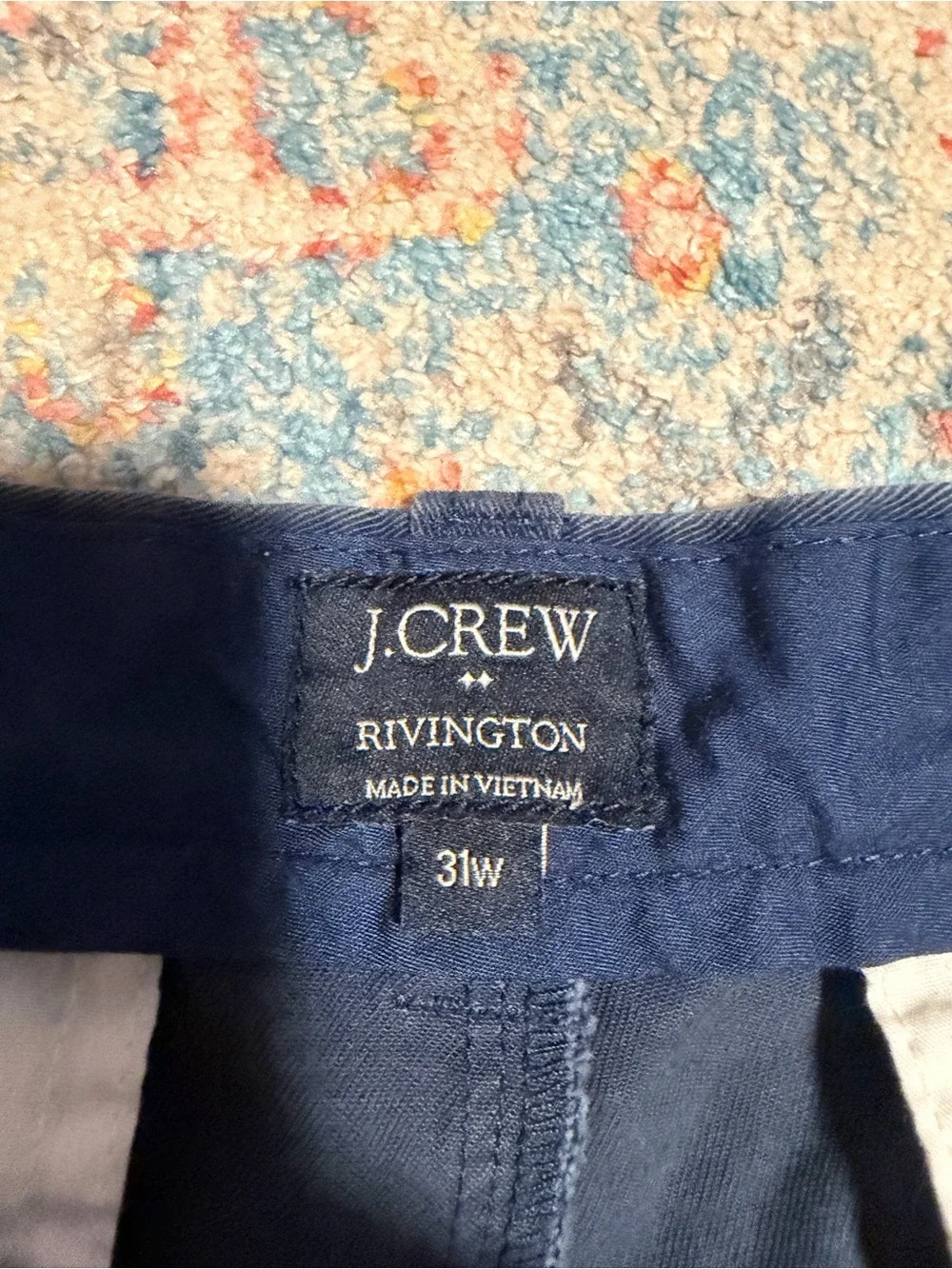 J.Crew Rivington blue cotton shorts